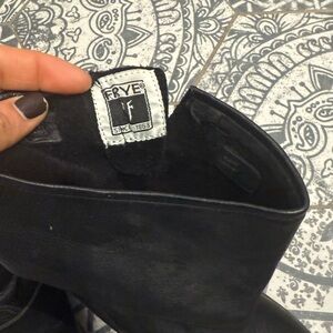 Frye Classic Black Leather Footwear